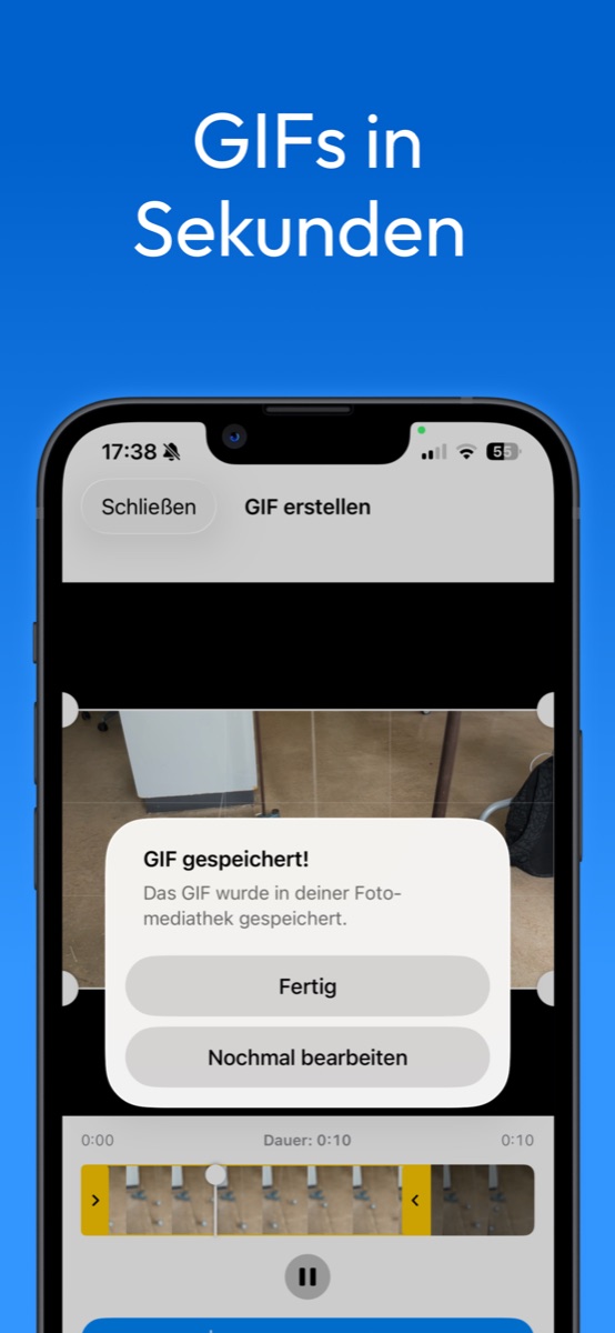 GifCam: GIFs in Sekunden