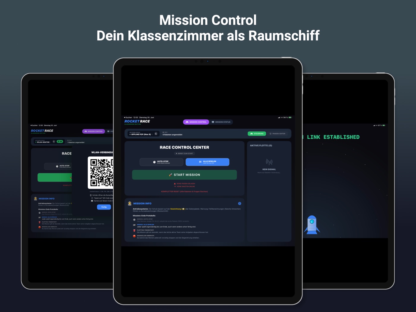 RocketRaceTeacher: Mission Control