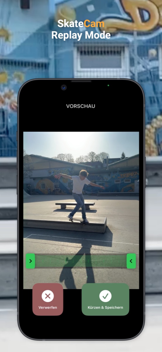 SkateCam: Replay-Modus