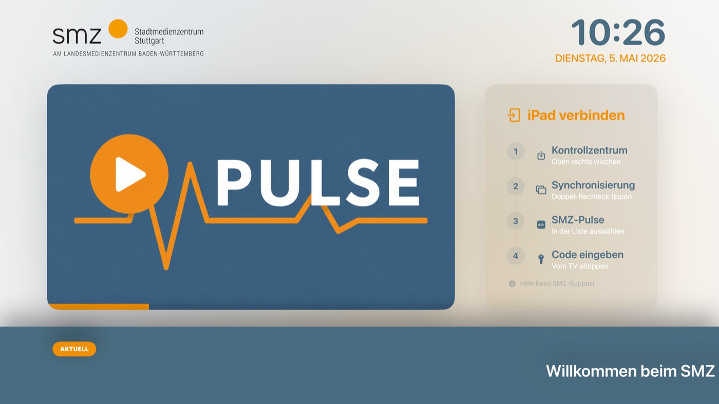 SMZ-Pulse One auf dem Apple TV